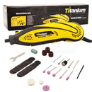Kit Micro Retifica Ferramenta Rotativa 130W Com 40 Acessórios