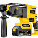 Martelete Perfurador Rompedor 26mm á Bateria 15Ah 21V com Carregador Bivolt e Acessórios