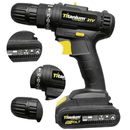 Parafusadeira/Furadeira à bateria CARBON 21V com acessórios - 35 peças