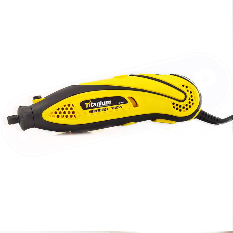 Kit Micro Retifica Ferramenta Rotativa 130W Com 40 Acessórios